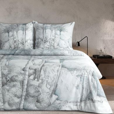 Eurofirany, pościel Skye, 160-200 cm, jasnoszary