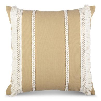 Eurofirany, poszewka boho, 45-45 cm, beżowy