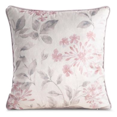 Eurofirany, poszewka lila, 45-45 cm, naturalny