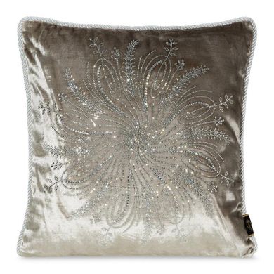 Eurofirany, poszewka Royal, 45-45 cm, ciemnobeżowy