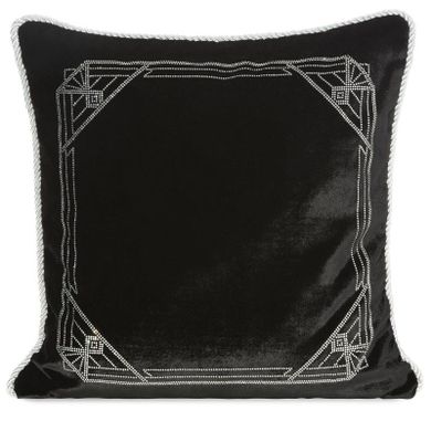 Eurofirany, poszewka Royal, 45-45 cm, czarny