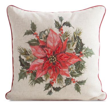 Eurofirany, poszewka świąteczna, 45-45 cm, beżowy