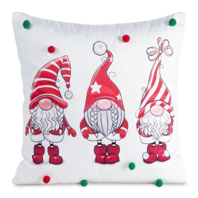 Eurofirany, poszewka świąteczna, 45-45 cm, biały