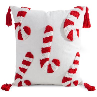 Eurofirany, poszewka świąteczna, 45-45 cm, biały