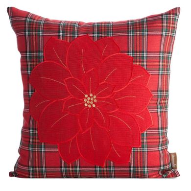 Eurofirany, poszewka świąteczna, 45-45 cm, czerwony
