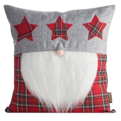 Eurofirany, poszewka świąteczna, 45-45 cm, czerwony