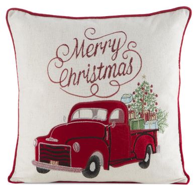 Eurofirany, poszewka świąteczna, 45-45 cm, kremowy