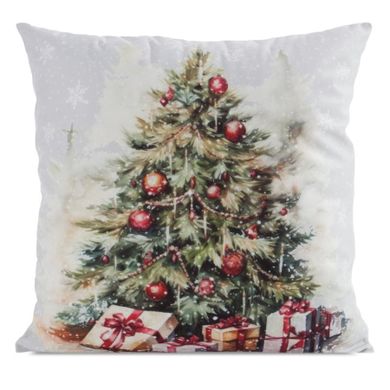 Eurofirany, poszewka świąteczna, 45-45 cm, zielony