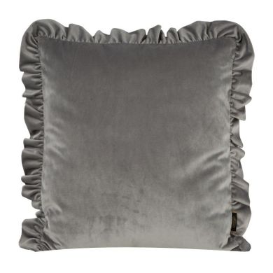 Eurofirany, poszewka velvet, 45-45 cm, srebrny