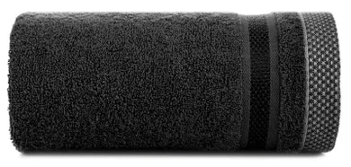 Eurofirany, ręcznik Abbie, 30-50 cm, czarny