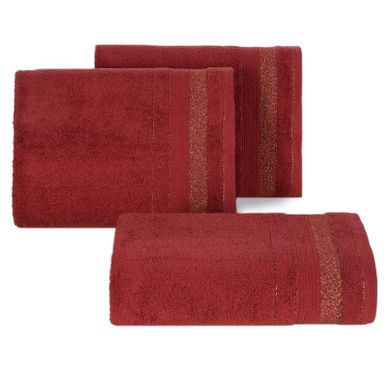 Eurofirany, ręcznik April, 30-50 cm, bordowy