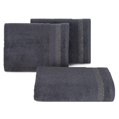 Eurofirany, ręcznik April, 50-90 cm, grafitowy