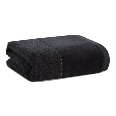 Eurofirany, ręcznik, Aria, 70-140 cm, czarny