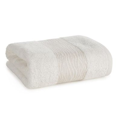 Eurofirany, ręcznik bawełniany, Amber 01, 70-140 cm, kremowy