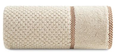 Eurofirany, ręcznik Caleb, beżowy, 70-140 cm