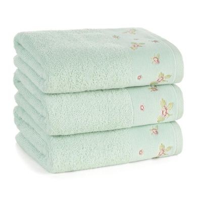 Eurofirany, ręcznik Dalia, 50-90 cm, miętowy