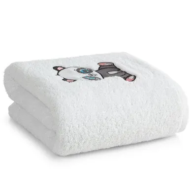 Eurofirany, ręcznik dziecięcy, 50-90 cm, biały