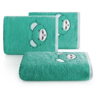 Eurofirany, ręcznik dziecięcy baby, 50-90 cm, miętowy