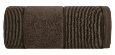 Eurofirany, ręcznik Emma, 50-90 cm, brązowy