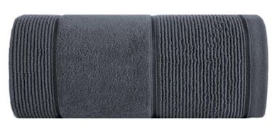 Eurofirany, ręcznik Emma, 50-90 cm, stalowy