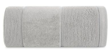 Eurofirany, ręcznik Emma, 70-140 cm, srebrny