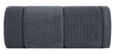 Eurofirany, ręcznik Emma, 70-140 cm, stalowy