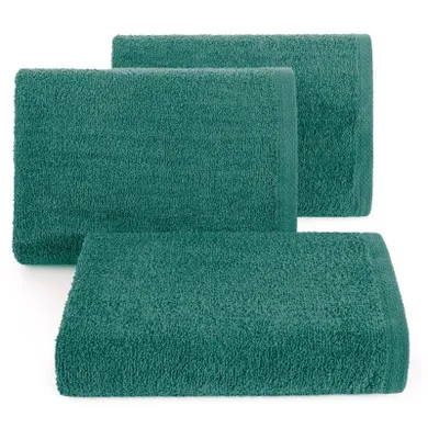 Eurofirany, ręcznik gładki, 30-50 cm, butelkowy zielony