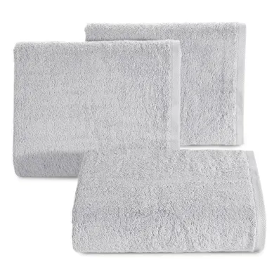 Eurofirany, ręcznik gładki, 30-50 cm, srebrny