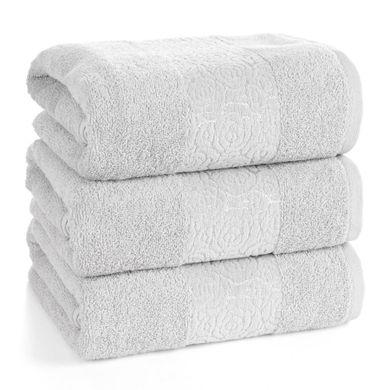 Eurofirany, ręcznik, Iris, 30-50 cm, srebrny