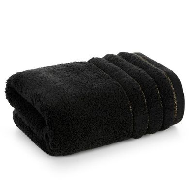 Eurofirany, ręcznik Nadine, 70-140 cm, czarny