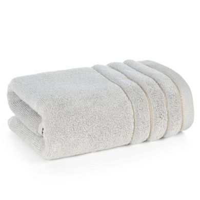 Eurofirany, ręcznik Nadine, 70-140 cm, srebrny