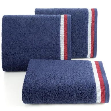 Eurofirany, ręcznik Niko, 30-50 cm, granatowy