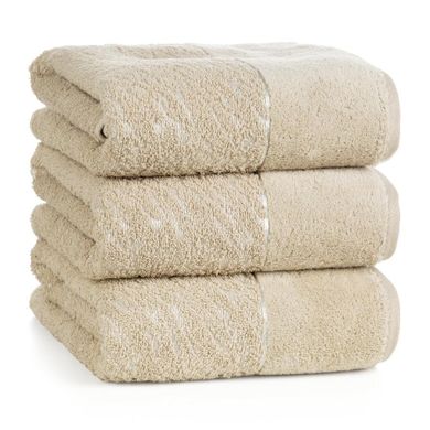 Eurofirany, ręcznik, Nola, 50-90 cm, beżowy