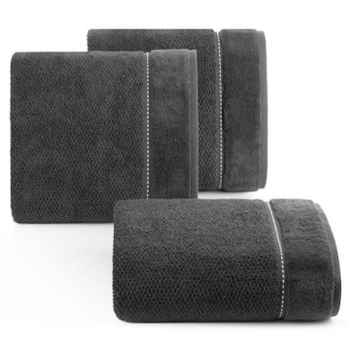Eurofirany, ręcznik Salado, 70-140 cm, grafitowy