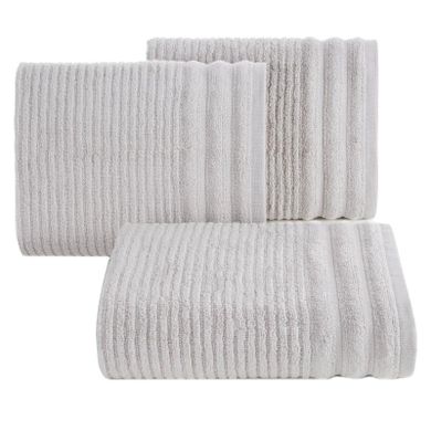 Eurofirany, ręcznik Sammy, 70-140 cm, srebrny