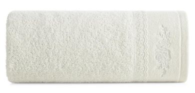Eurofirany, ręcznik Sisi, 50-90 cm, kremowy