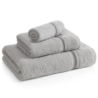 Eurofirany, ręcznik Tris, 30-50 cm, srebrny