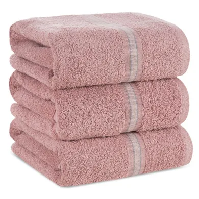 Eurofirany, ręcznik Tris, 50-90 cm, pudrowy