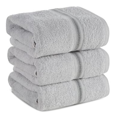 Eurofirany, ręcznik Tris, 50-90 cm, srebrny