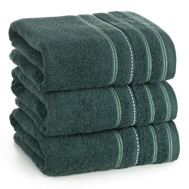 Eurofirany, ręcznik Vento, 30-50 cm, ciemnozielony