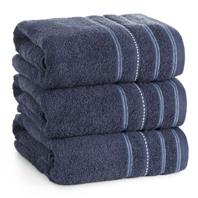 Eurofirany, ręcznik Vento, 30-50 cm, granatowy