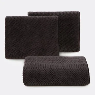 Eurofirany, ręcznik Zoe, 30-50 cm, czarny