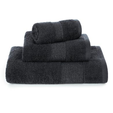 Eurofirany, ręcznik, Zoja 09, 70-140 cm, czarny