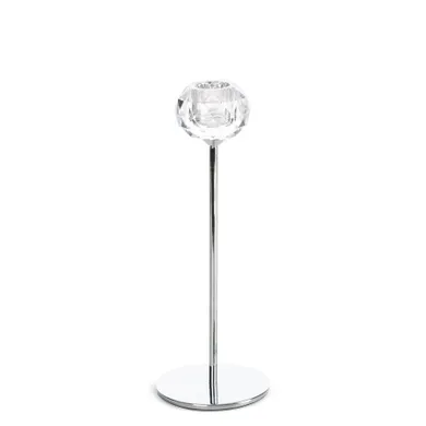 Eurofirany, świecznik dekoracyjny, Lara, o 8-23 cm, transparentny