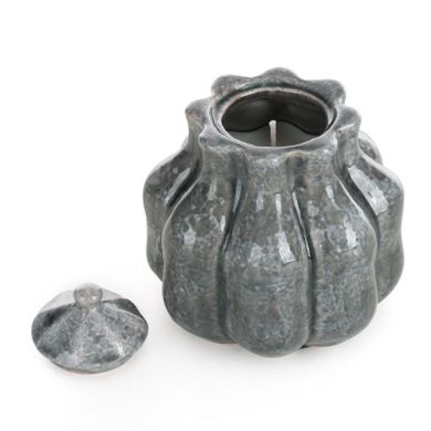 Eurofirany, świecznik dekoracyjny Niko, o 12-14 cm, grafitowy