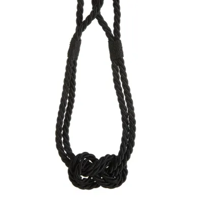 Eurofirany, sznur dekoracyjny Molly, 51 cm, czarny