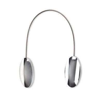 Eurofirany, upinacz dekoracyjny z magnesem, 3-15 cm, srebrny