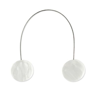 Eurofirany, upinacz dekoracyjny z magnesem, 4-13 cm, biały