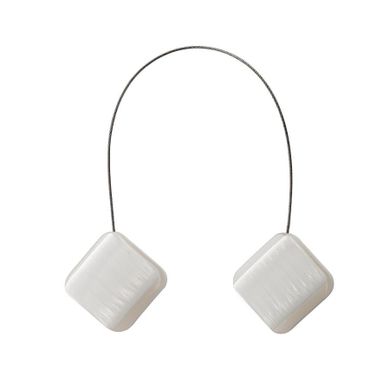 Eurofirany, upinacz dekoracyjny z magnesem, 4-13 cm, kremowy