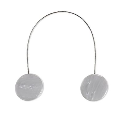 Eurofirany, upinacz dekoracyjny z magnesem, 4-13 cm, srebrny